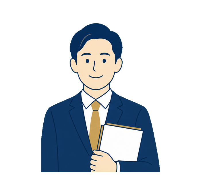 オフィス移転担当者のイラスト