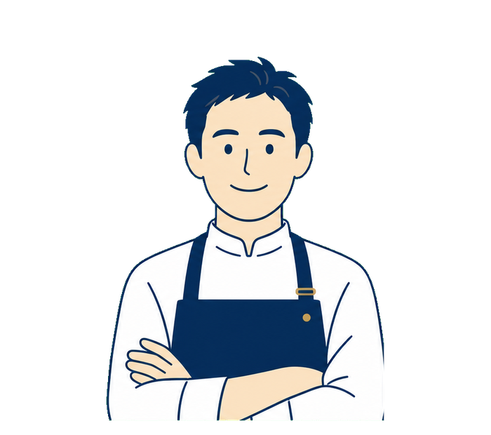 飲食店オーナーのイラスト