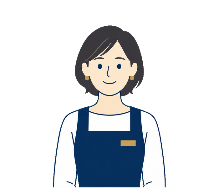 美容サロンオーナーのイラスト